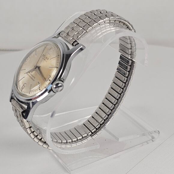 Belair 17 Jewels Watch Antimagnetic Shockresistant Vintage Stretch Band Tested - Picture 7 of 16